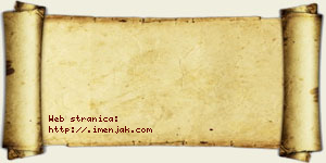 Tijana Ćosić vizit kartica